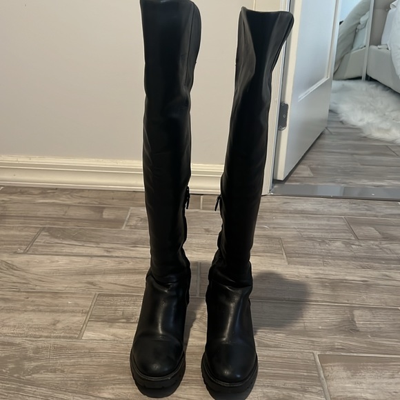 Cole Haan Over the Knee Waterproof Boots - Picture 4 of 8